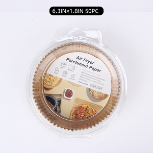 Carta per Friggitrice ad Aria Rotonda Rivestita Pretagliata per Adattarsi alla Maggior Parte dei Cestelli per <span class=keywords><strong>Pizza</strong></span> e Praticità - Product Image 3