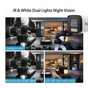 Xcreation Xmeye kim loại Bullet PoE IP66 không thấm nước <span class=keywords><strong>2</strong></span> cách âm thanh CCTV ai phát hiện máy ảnh với IR đầy đủ màu sắc tầm nhìn ban đêm IP <span class=keywords><strong>Camera</strong></span> - Product Image 5
