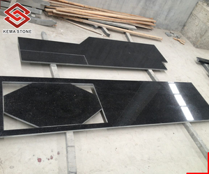 Irrégulier <span class=keywords><strong>indien</strong></span> noir galaxie granit cuisine salle de bain comptoir plan de travail sur mesure abordable plat facilité bord banc haut - Product Image 3