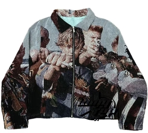 Miễn phí <span class=keywords><strong>Mock</strong></span> <span class=keywords><strong>up</strong></span> tùy chỉnh tấm thảm Áo khoác mùa xuân quần áo bản địa hoodie tấm thảm tay áo hoodie preshrunk Anime tấm thảm Áo len - Product Image 3