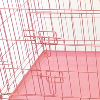 Cage pour chien robuste, cage pour animaux en métal, cage pliable pour animaux de compagnie, pour plusieurs animaux, usage domestique et commercial