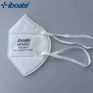 Iboate masker sekali pakai dapat dilipat, pelindung partikulat buatan kepala <span class=keywords><strong>FFP2</strong></span> - Product Image 2