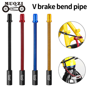 MUQZI Tubo Curvo de Freio para Bicicleta em Aço Inoxidável com Mola Flexível para Bicicletas de Montanha e Dobráveis - Product Image 1