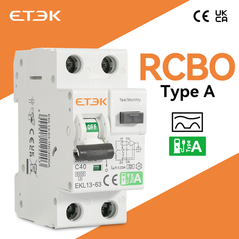 ETEK 4P DC MCB 10KA 1000VDC
