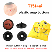 Bouton en gros rond en plastique boutons-pression attaches housse de couette feuille bouton accessoires de vêtement pour bébé vêtements Clips