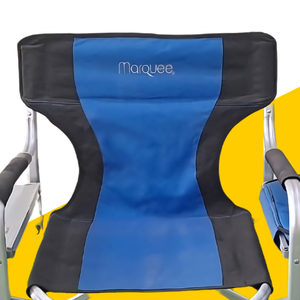 2024 Best-Selling Blue <b>Folding</b> Camping <b>Chair</b> Portable Lightweight with <b>Low</b> Seat and Cup Holder for Outdoor and <b>Beach</b> Use - Product Image 4