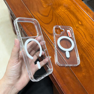 <span class=keywords><strong>Cover</strong></span> Custodia Magnetica Potente <span class=keywords><strong>Trasparente</strong></span> Antiurto 2500GS <span class=keywords><strong>per</strong></span> <span class=keywords><strong>iPhone</strong></span> 17 Air 16 15 14 13 12 <span class=keywords><strong>11</strong></span> Pro Max - Product Image 2