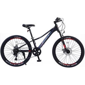 Bicicleta de Montaña ZUKKA de 24 Pulgadas con Cuadro de Aleación, 7 Velocidades y Freno de Disco Mecánico para Jóvenes de 9 a 12 Años - Product Image 5