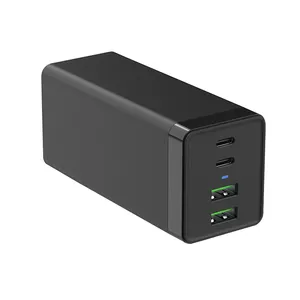 Chargeur Gan 100W US UK EU KR 4 ports USB Type A C PD QC PPS charge rapide 2C2A adaptateur pour ordinateur portable