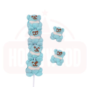 Holeyworld 45g Blue Bear <span class=keywords><strong>Guimauve</strong></span> Cordes Saveur Fruitée Sucettes Mignon Pâques Vacances Emballé Boîte Bonbons Ingrédients - Product Image 5
