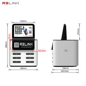 Relink CS-S06 Pro Mietbare Handy-Powerbank Akku-Ladegerät Sharing Tragbare Powerbank-Station - Product Image 5