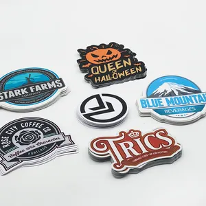 Bán Buôn Tùy Chỉnh Pvc Vinyl In Ấn Thương Hiệu Trang Trí Cửa Sổ Không Thấm Nước Vinyl Stickers Die Cut