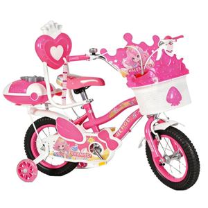 Bicicleta Infantil de Acero Rosa de 12, 16 y 20 Pulgadas al por Mayor, Bicicleta para Niñas con Canasta y Caja Trasera - Product Image 2