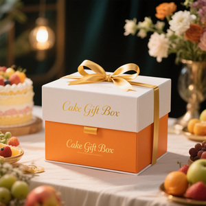 Hộp bao bì với hộp bao bì cho phòng thí nghiệm thức ăn nhanh ngày dễ thương <span class=keywords><strong>Brunch</strong></span> Đồng hồ treo tường bưu phẩm hộp giấy màu hồng - Product Image 1