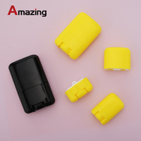 Récipient ovale rechargeable torsadé en plastique ABS PP déodorant emballage intérieur 15ml 35ml 50ml 75ml remplaçable