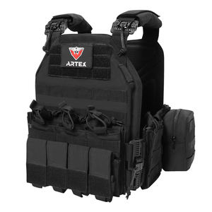 Chaleco Táctico Negro Transpirable Personalizado, Sistema Molle de Liberación Rápida, Ligero, Portaplacas para Caza, Chaleco de Seguridad Táctico - Product Image 2