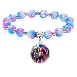 <span class=keywords><strong>Bracelet</strong></span> en perles de cristal tendance 2026, pendentif K-pop, <span class=keywords><strong>bracelet</strong></span> en perles de glace craquelée, cadeau, <span class=keywords><strong>bracelet</strong></span> pour enfants - Product Image 6