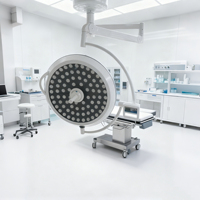 Lámpara Quirúrgica LED, Lámpara de Techo para Quirófano, Equipo Médico Hospitalario, Luz sin Sombra, Equipo Veterinario, Montada en Techo, Móvil, Portátil