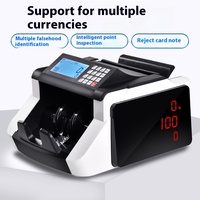 6080 Compteur multi-devises Machine Dollars américains Dollars de Hong Kong Commerce extérieur international Compteur d'argent Compteurs de billets