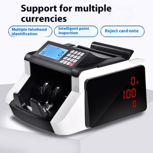 6080 Máquina de contador multidivisa Dólares estadounidenses Dólares de Hong Kong Contador de dinero de comercio exterior internacional Contadores de billetes - Product Image 3