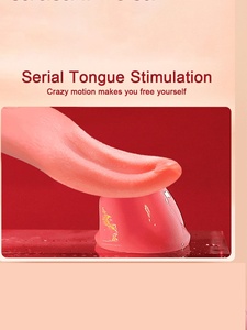 Female Realistic Tongue <b>Vibrator</b> <b>Vibrating</b> for Massager Quiet Low Noise Women Climax Fun Adult Sex Toys Wholesale - Product Image 6