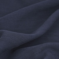 Tissu brocart tissé en polyester et élasthanne 250g, lourd, uni, teint, mat, imitation peau, doux, lisse, respirant, anti-UV, pour femme