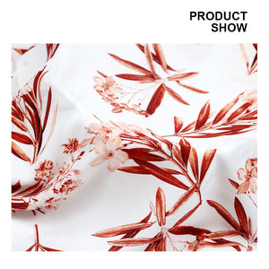 बी 28 मुफ्त नमूना विंटेज पुष्प डिजिटल प्रिंटिंग 100% पॉलिएस्टर विरोधी स्टेटिक मध्यम वजन कोशिबो क्रेप कपड़े डुबाई कपड़े कपड़े - Product Image 3
