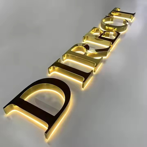 Solusi Display elektronik: tanda Neon LED Mini akrilik dengan kata lampu latar PVC - Product Image 1