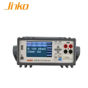 Jinko JK2516B DC Pengukur Resistensi, untuk Resistensi Relay dengan Akurasi 0.05% Mikro Ohm Meter