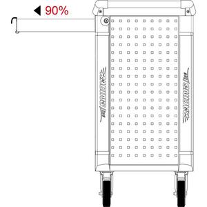 KS TOOLS - 826.7215 RACING line NOIR/ROUGE boîte à outils avec sept tiroirs et 215 outils premium CHARIOTS À OUTILS AVEC ASSORTIMENT - Product Image 2