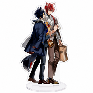Jeu Arknights Périphérie Jeu de rôle <span class=keywords><strong>Bellone</strong></span> Zhou Double Acrylique Debout Plaque Ornement de Bureau Fan Collection Cadeau Porte-clés - Product Image 1