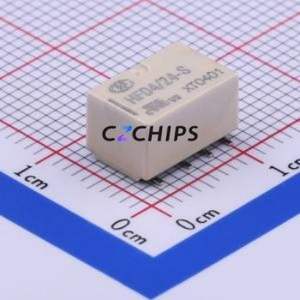 HFD4/24-SR Signal Relay SMD,6.5x10mm Relay 24V 2 Changeover: 2C (DPDT-Changeover)::: 8 1A-30VDC/300mA-125VAC - Product Image 1