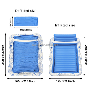 Joyee Tùy Chỉnh PVC Hồ Bơi Bơm Hơi Float Dành Cho Người Lớn Phòng Chờ Không Khí Nệm Bơi Vài Thuộc Da Hồ Bơi Nổi Nước Bên Rides - Product Image 5