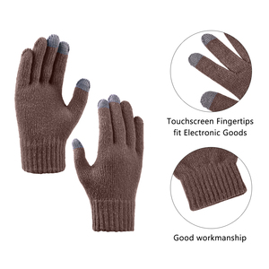 Ingrosso Inverno Set <span class=keywords><strong>Donna</strong></span> Caldo Berretto Pom Pon Lungo a Maglia <span class=keywords><strong>Guanti</strong></span> Invernali Cappello <span class=keywords><strong>Sciarpa</strong></span> - Product Image 5