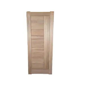 2023 Customization New Design Top Quality Exported Durable Interior Solid Wooden Door Bedroom Door Solid Door From Indonesia