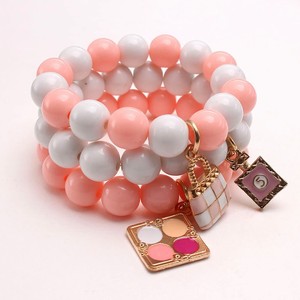 Pastel Color <b>Beaded</b> <b>Bracelet</b> with Handbag Perfume Bottle Charms <b>Bracelet</b> for Girls 2026 Hot Selling - Product Image 1