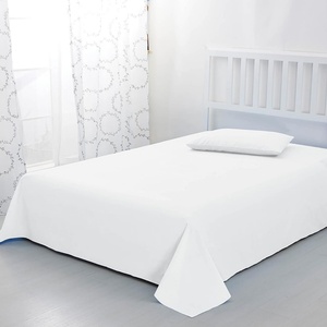 <span class=keywords><strong>Draps</strong></span> plats durables de qualité supérieure, très demandés, respirants, en coton blanc, pour hôtel, maison, hôpital - Product Image 4