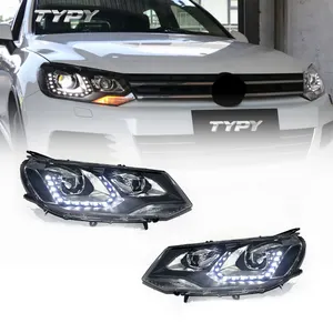 Car Headlamp Headlights Modified Head Lamp LED Head Light DRL Daytime Running Lights For Volkswagen Touareg 2011-2015