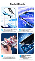 Film de protection d'écran HD en hydrogel TPU noir mat anti-espion 120*180mm pour machine de découpe 890c