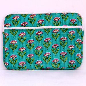 Housse pour ordinateur portable écologique, matelassée en coton, durable et légère - Product Image 1