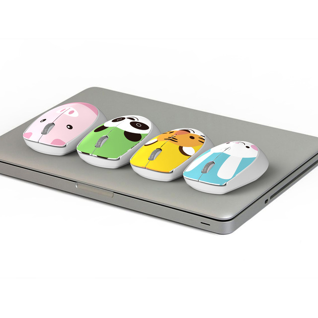 FVT100 Wireless Animal Mouse Cartoon Cute Panda tiger Mouse Business Gift Laptop Office Mouse