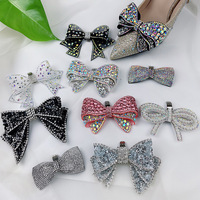 Bricolage strass arc tout match détachable chaussures pour femmes fleur chaussure boucle accessoires de chaussures pour enfants décorations clips ornements