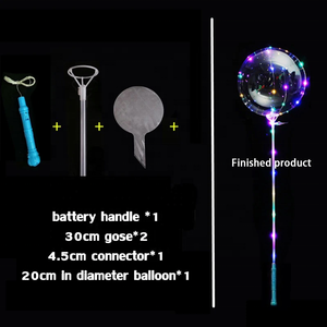 Vente chaude allumez des ballons Bobo ronds clignotant à 3 niveaux pour la fête de mariage d'anniversaire saint valentin et la décoration de la maison - Product Image 5