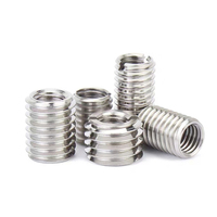 Small groove variable diameter threaded insert type internal and external conversion nut