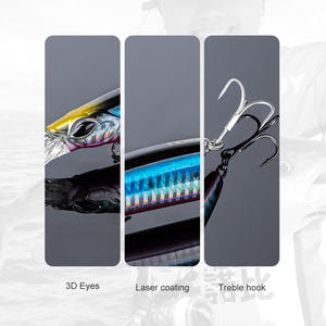 Weihai forniture di <span class=keywords><strong>pesca</strong></span> fetta di 130 millimetri di trasporto di galleggiamento falso richiamo - Product Image 3