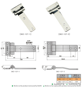 SK2-127-<strong>1</strong> Modern Design High Quality Stainless Steel <strong>Hinges</strong> for Industrial Enclosures - Product Image 6