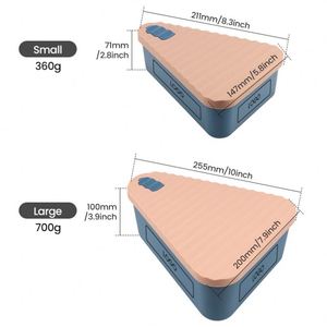 Custom Size Durable Reusable Microwavable Oven Safe Food Grade Silicone Food <b>Storage</b> Container Pizza Dough Proof <b>Boxes</b> With Lid - Product Image 2