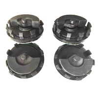 Lot de 4 enjoliveurs flottants compatibles en ABS (56mm, 68mm, 65mm, 69mm, 75mm) pour Mercedes, BMW, Audi, VW