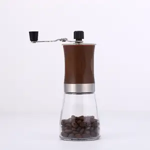Molinillo de café negro/marrón, molinillo de Café Manual