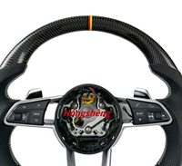 Volant R8 Sports Design en fibre de carbone compatible avec Audi A3 A4 A5 A6 A7 A8 S3 S4 S5 S6 S7 RSQ7 RS5